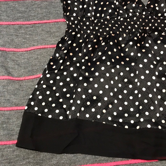 BCBG Polka Dot Tank Blouse - Picture 3 of 5